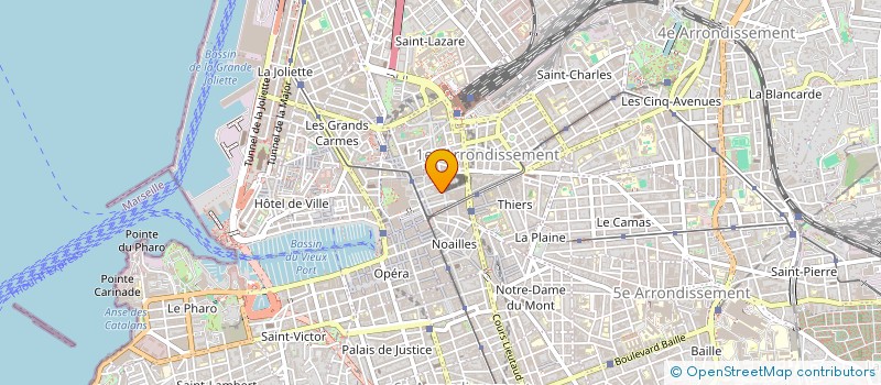 localisation de l'entreprise ALMA7 à MARSEILLE