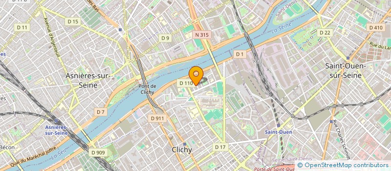 localisation de l'entreprise ALMAAZ à CLICHY