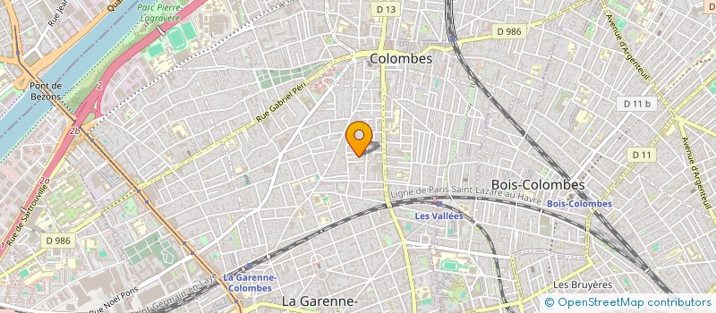 localisation de l'entreprise ALMAC MEDIAS  COLOMBES