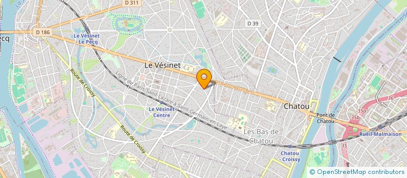 localisation de l'entreprise ALMACA  LE VESINET