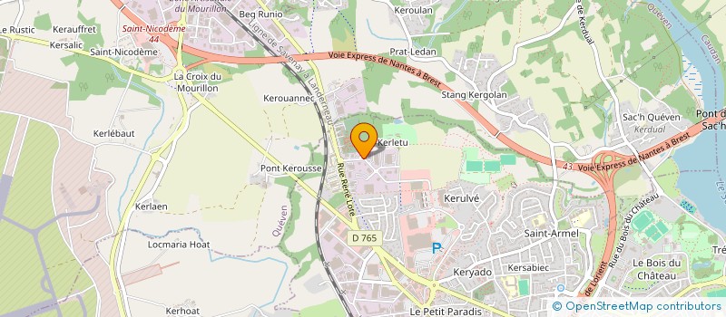 localisation de l'entreprise ALMACAR  LORIENT