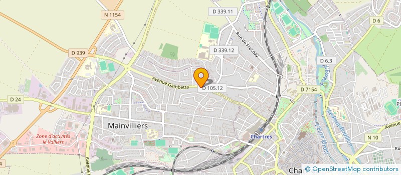 localisation de l'entreprise ALMACLA à MAINVILLIERS