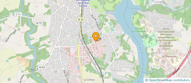 localisation de l'entreprise ALMACO GROUP SAS à LA CHAPELLE-SUR-ERDRE