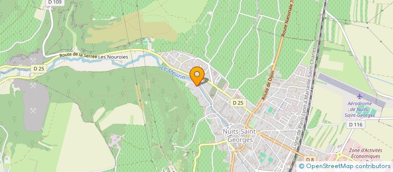 localisation de l'entreprise ALMADE à NUITS-SAINT-GEORGES