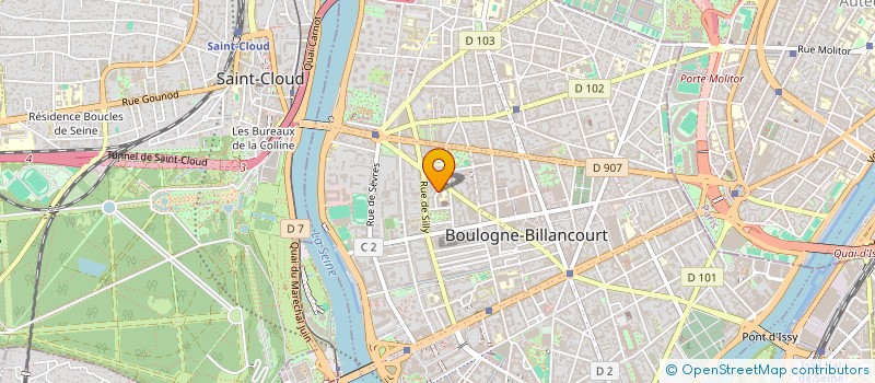 localisation de l'entreprise ALMADIA à BOULOGNE-BILLANCOURT