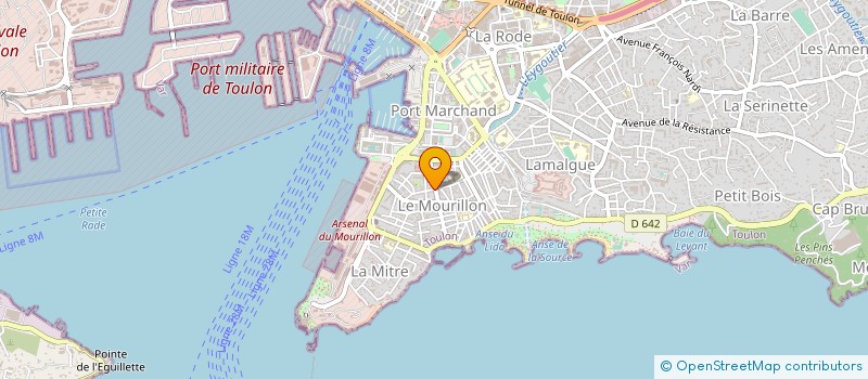 localisation de l'entreprise ALMADIES  TOULON