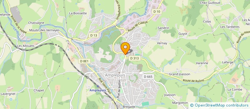 localisation de l'entreprise ALMADINIA  AMPLEPUIS