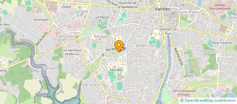 localisation de l'entreprise ALMADO  VANNES