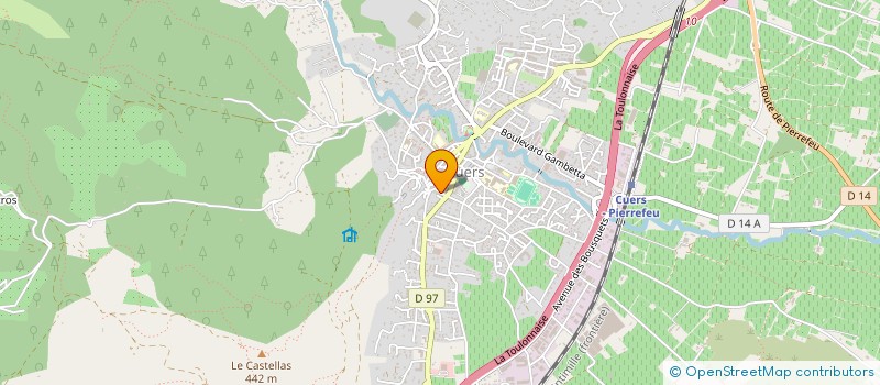 localisation de l'entreprise ALMADRIEN  CUERS