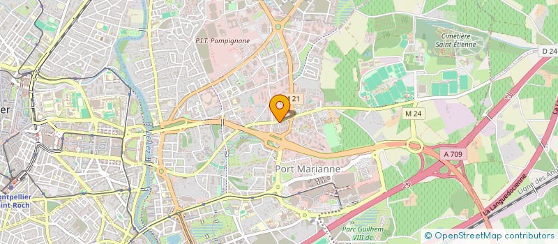 localisation de l'entreprise ALMAE à MONTPELLIER