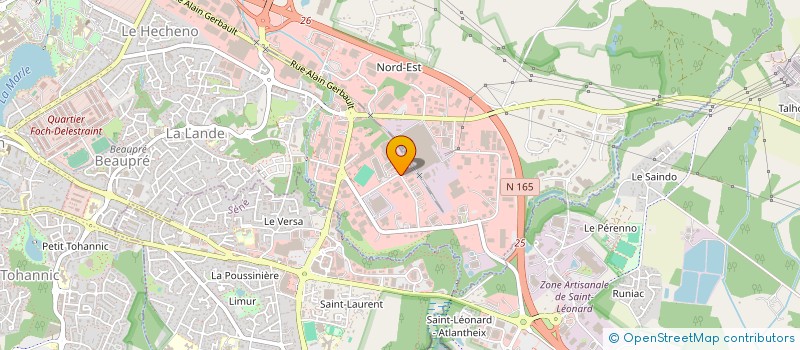 localisation de l'entreprise ALMAEL à VANNES