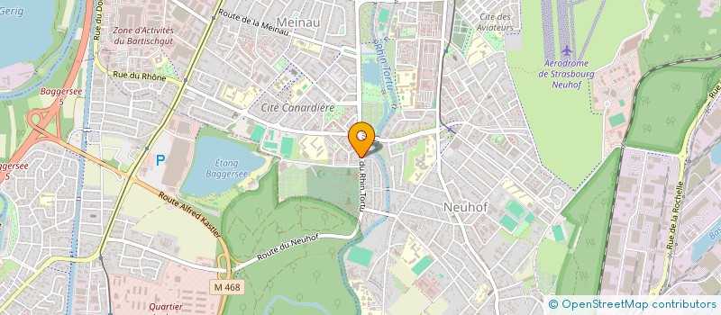 localisation de l'entreprise ALMAFA à STRASBOURG