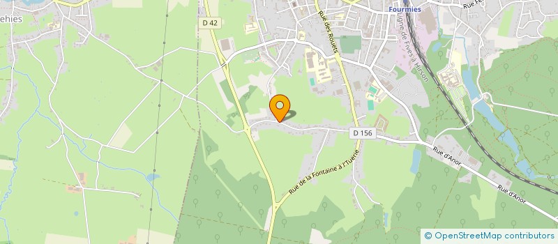 localisation de l'entreprise ALMAG  FOURMIES