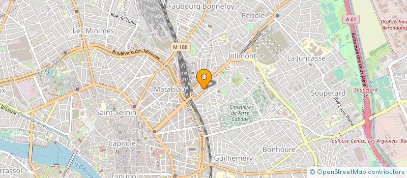 localisation de l'entreprise ALMAGA à TOULOUSE