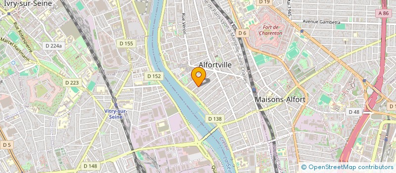 localisation de l'entreprise ALMAGRE à ALFORTVILLE