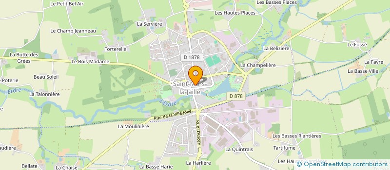 localisation de l'entreprise ALMAJA  VALLONS-DE-L'ERDRE