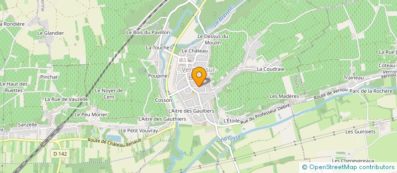 localisation de l'entreprise ALMAJERO à VERNOU-SUR-BRENNE