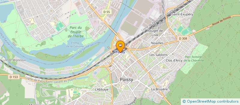 localisation de l'entreprise ALMALIA  POISSY