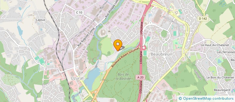 localisation de l'entreprise ALMALINA à LIMOGES