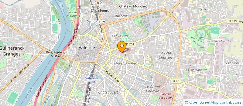 localisation de l'entreprise ALMALURIUS  VALENCE