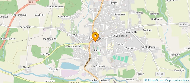 localisation de l'entreprise ALMAN  BAUD