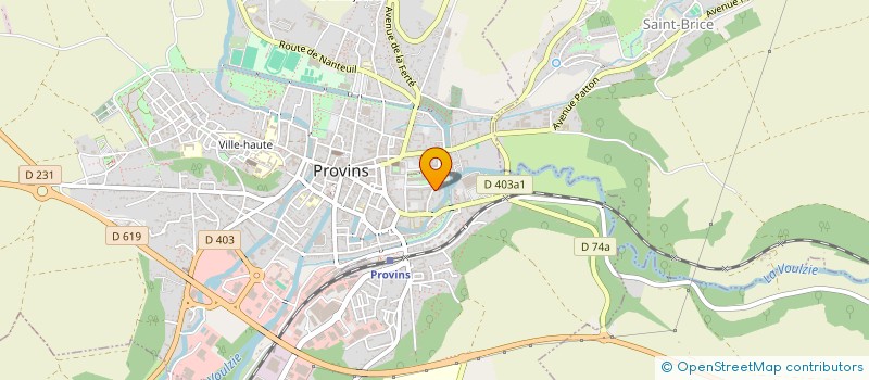 localisation de l'entreprise ALMANDIN FRANCE  PROVINS