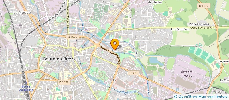 localisation de l'entreprise ALMANE à BOURG-EN-BRESSE