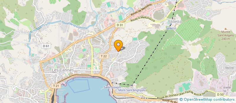 localisation de l'entreprise ALMANI  AJACCIO