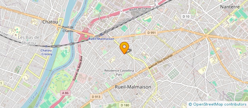 localisation de l'entreprise ALMANI INVEST à RUEIL-MALMAISON