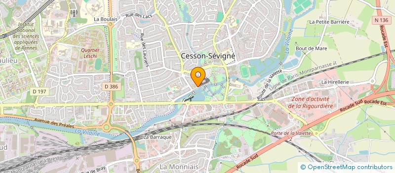 localisation de l'entreprise ALMANS TRANSPORTS  CESSON-SEVIGNE