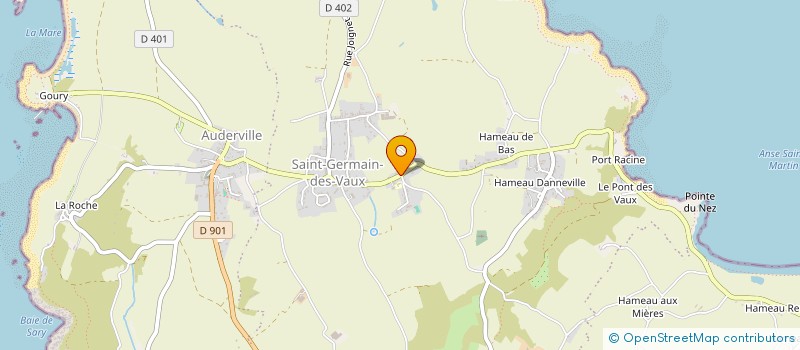 localisation de l'entreprise ALMAP  LA HAGUE