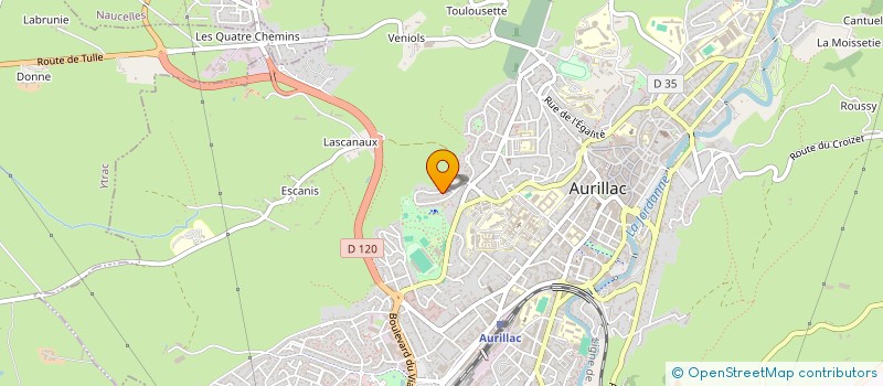 localisation de l'entreprise ALMAPAGUEL à AURILLAC