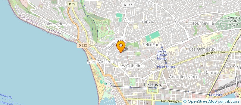 localisation de l'entreprise ALMAPAJU à LE HAVRE