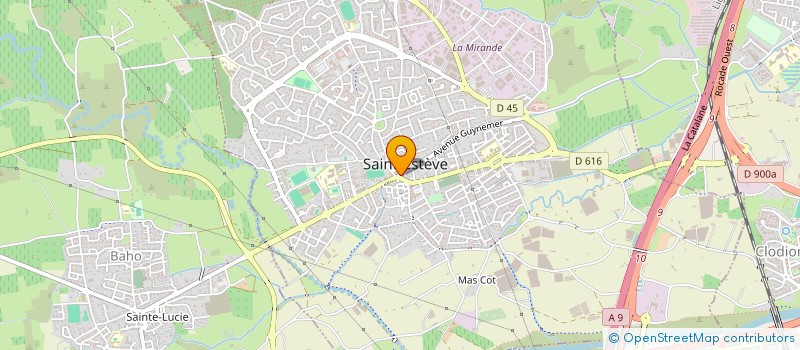 localisation de l'entreprise ALMAR à SAINT-ESTEVE
