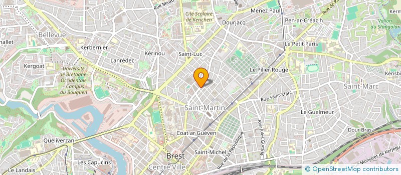 localisation de l'entreprise ALMAR à BREST