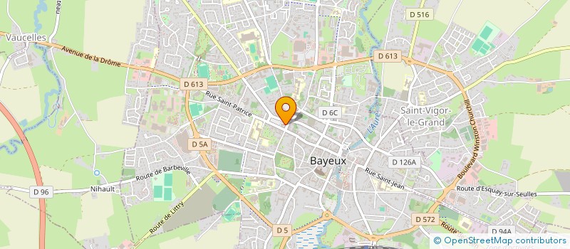 localisation de l'entreprise ALMAR  BAYEUX