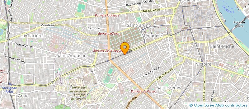 localisation de l'entreprise ALMAR  BORDEAUX