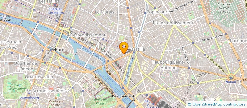 localisation de l'entreprise ALMAR CASTEX HOTEL  PARIS