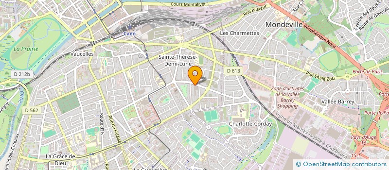 localisation de l'entreprise ALMARAUMAT à CAEN