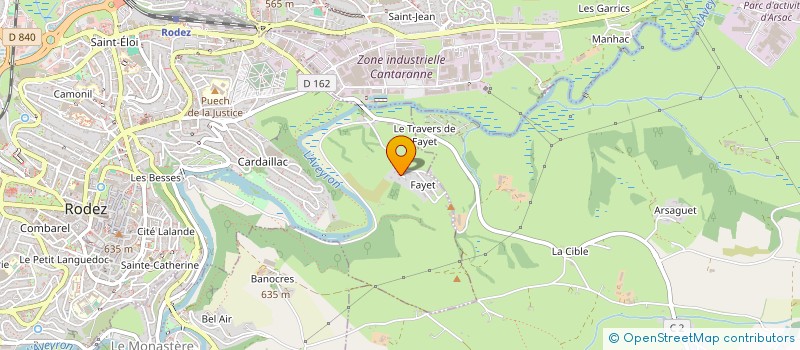 localisation de l'entreprise ALMAREL  RODEZ