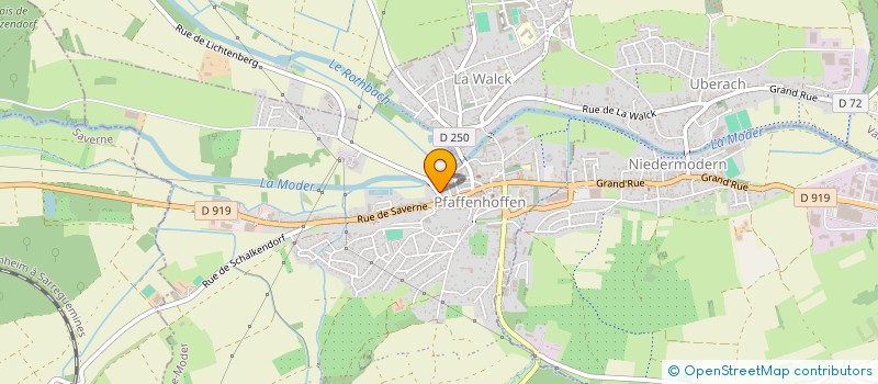 localisation de l'entreprise ALMARO  VAL-DE-MODER