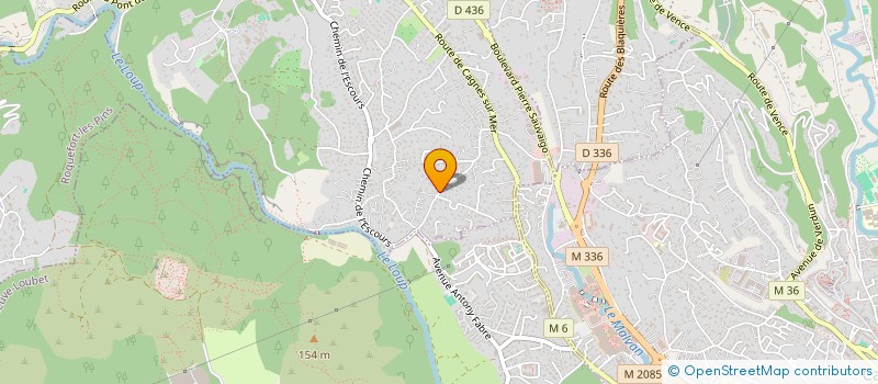 localisation de l'entreprise ALMARO  LA COLLE-SUR-LOUP