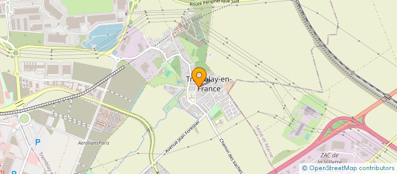 localisation de l'entreprise ALMAS à TREMBLAY-EN-FRANCE