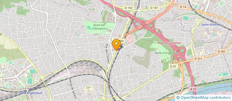 localisation de l'entreprise ALMAS CAPITAL  ARGENTEUIL