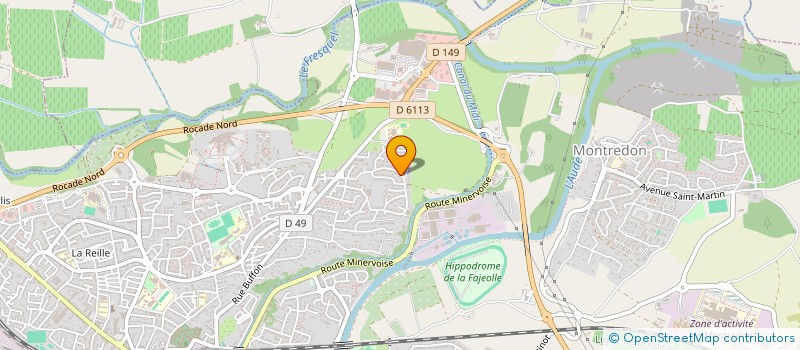 localisation de l'entreprise ALMAS FLAMENCAS  CARCASSONNE