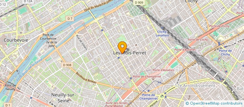 localisation de l'entreprise ALMASA-VOLTAIRE à LEVALLOIS-PERRET