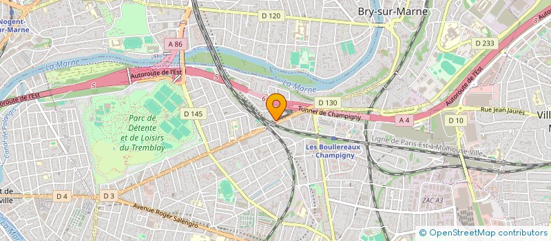 localisation de l'entreprise ALMASHTAH à CHAMPIGNY-SUR-MARNE