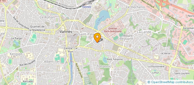 localisation de l'entreprise ALMASIR  VANNES