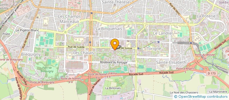 localisation de l'entreprise ALMASS  RENNES