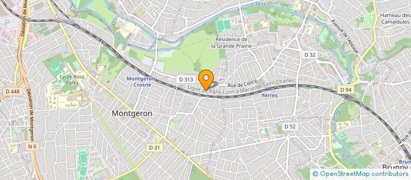 localisation de l'entreprise ALMAT à MONTGERON